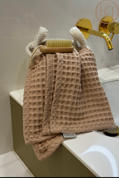 Рушник Waffle кольору вівс RRW-001 фото